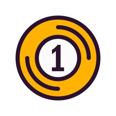 vektör işi no 1 Simge