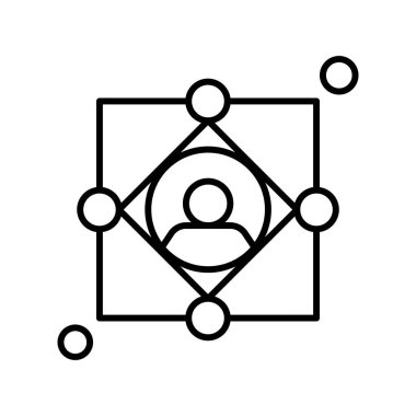 özet vektör illüstrasyon simgesi