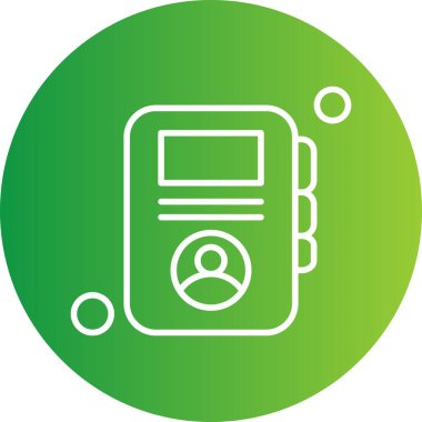 özet vektör illüstrasyon simgesi