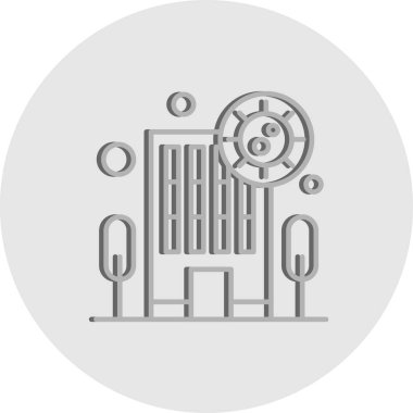 özet vektör illüstrasyon simgesi