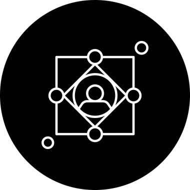 özet vektör illüstrasyon simgesi