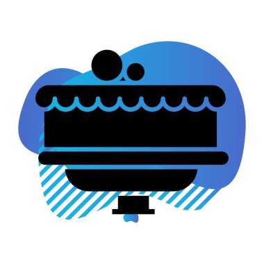 Gıda simgesinin vektör illüstrasyonu