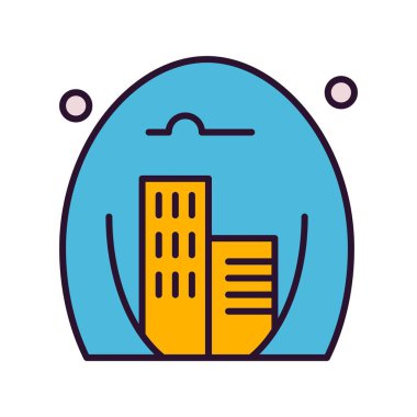 özet vektör illüstrasyon simgesi