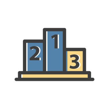 renkli vektör illüstrasyon simgesi