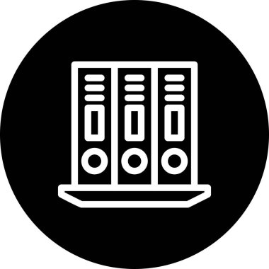 özet vektör illüstrasyon simgesi