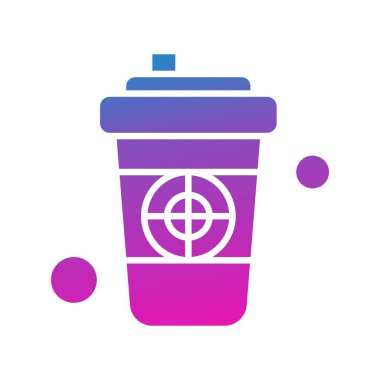 Vektör Kahve Simgesi illüstrasyonu