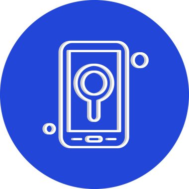 Vektör konumu simge illüstrasyonu