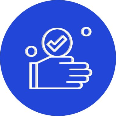 özet vektör illüstrasyon simgesi