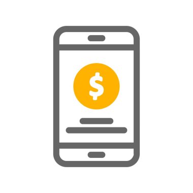 Vektör Mobil simge illüstrasyonu