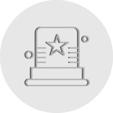 özet vektör illüstrasyon simgesi