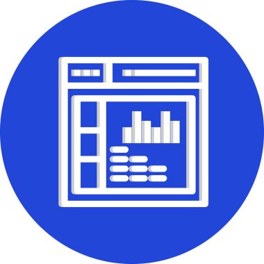 websitesi simgesi vektör illüstrasyonu