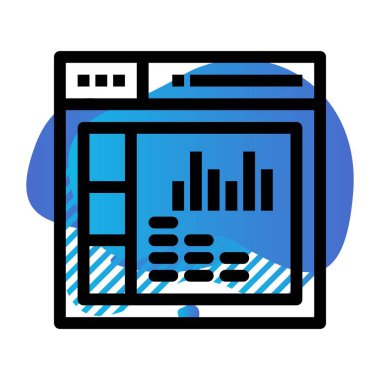 websitesi simgesi vektör illüstrasyonu