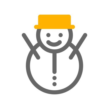 Vektör Kardan Adam simgesi illüstrasyonu