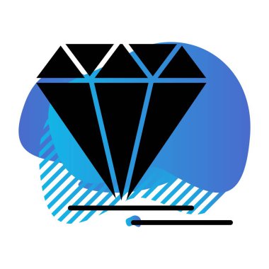 özet vektör illüstrasyon simgesi