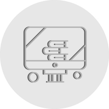 özet vektör illüstrasyon simgesi