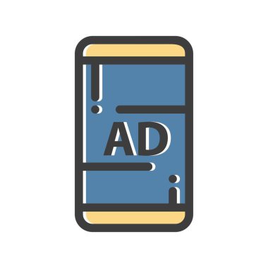 Telefon simgesinin vektör illüstrasyonu