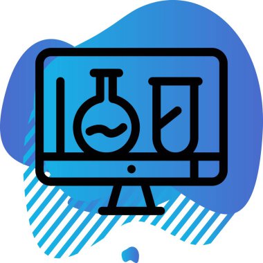 vektör lcd simgesi illüstrasyonu