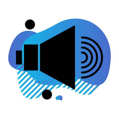 vektör sözcüsü Simgesi illüstrasyonu