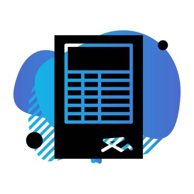 kitap simgesi vektör illüstrasyonu