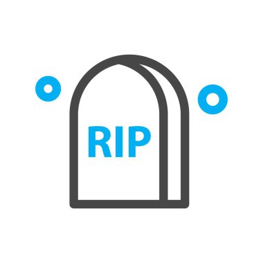 vektör mezar simgesi çizimi