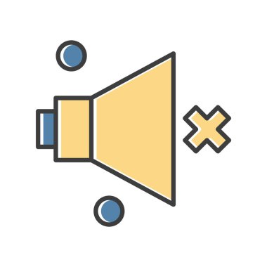 vektör sözcüsü Simgesi illüstrasyonu