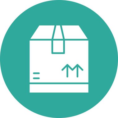 kutu simgesi vektör illüstrasyonu