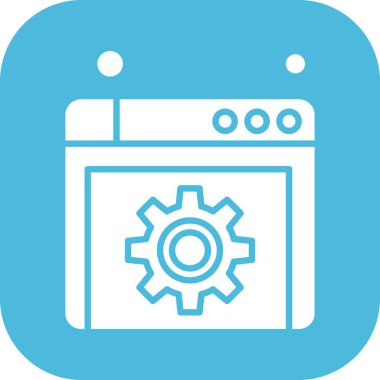 websitesi simgesi vektör illüstrasyonu