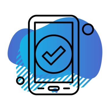 özet vektör illüstrasyon simgesi