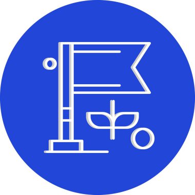 özet vektör illüstrasyon simgesi