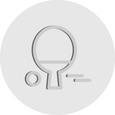 vektör tablosu tenis simgesi