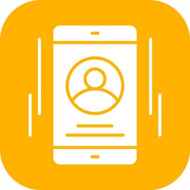 Telefon simgesinin vektör illüstrasyonu