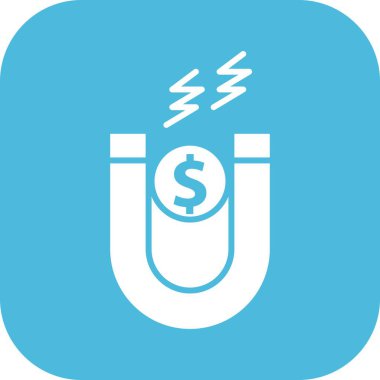 Vektör mıknatıs simgesi çizimi