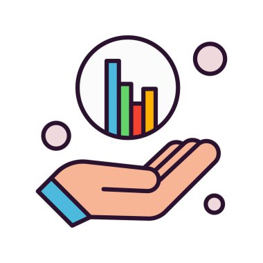 özet vektör illüstrasyon simgesi