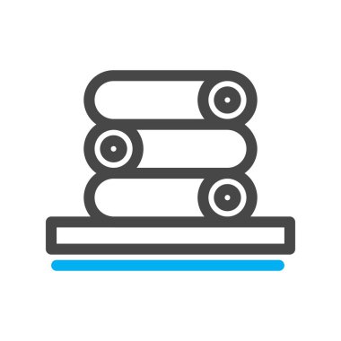 vektör havluları simge illüstrasyonu