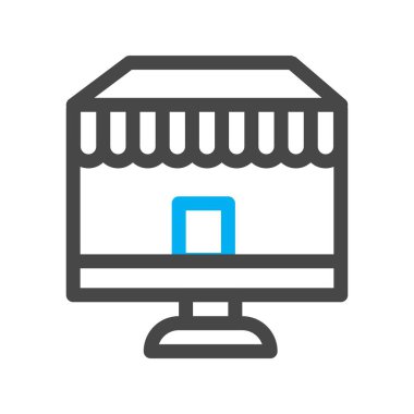 vektör mağaza simgesi çizimi