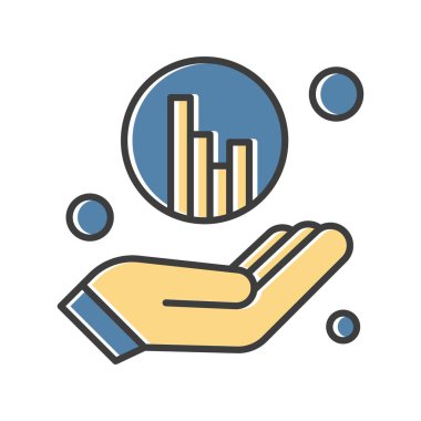 özet vektör illüstrasyon simgesi