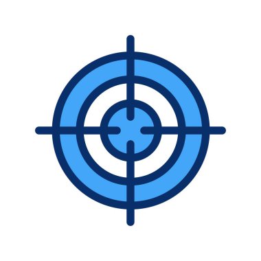 Vektör Hedef simgesi illüstrasyonu