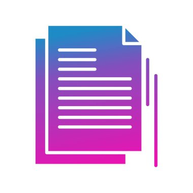 Vektör belgesi Simge illüstrasyonu