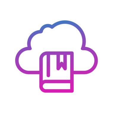 kitap simgesi vektör illüstrasyonu