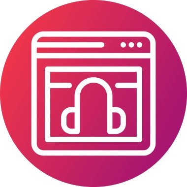 vektör web simgesi çizimi