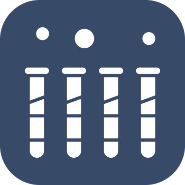 Vektör test tübü Ico