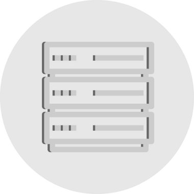 vektör sunucu illüstrasyonu