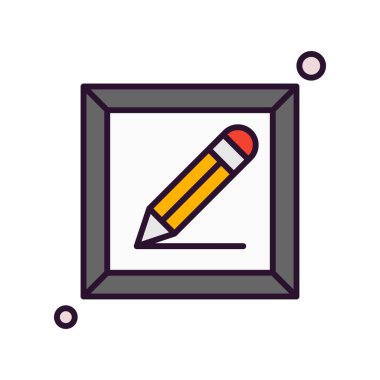 özet vektör illüstrasyon simgesi