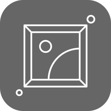 Vektör galerisi simgesi illüstrasyonu