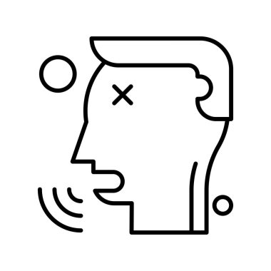 özet vektör illüstrasyon simgesi