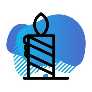 vektör mum resimleme