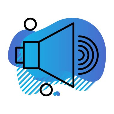 vektör sözcüsü Simgesi illüstrasyonu