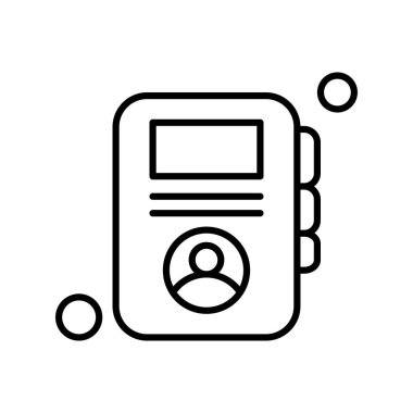 özet vektör illüstrasyon simgesi