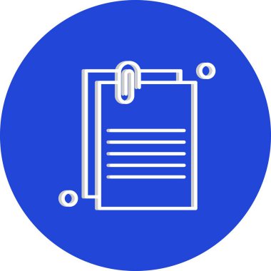 Vektör belgesi Simge illüstrasyonu