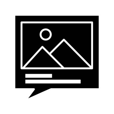 Vektör galerisi simgesi illüstrasyonu